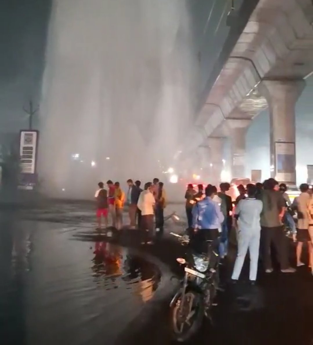 حیدرآباد میٹرو اسٹیشن کے قریب کار کی پائپ لائن کو ٹکر، ایک شخص ہلاک ...
